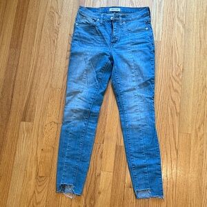 Madewell Ankle Cropped Blue Jeans